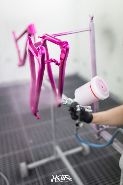 Lakierowanie ramy O1E