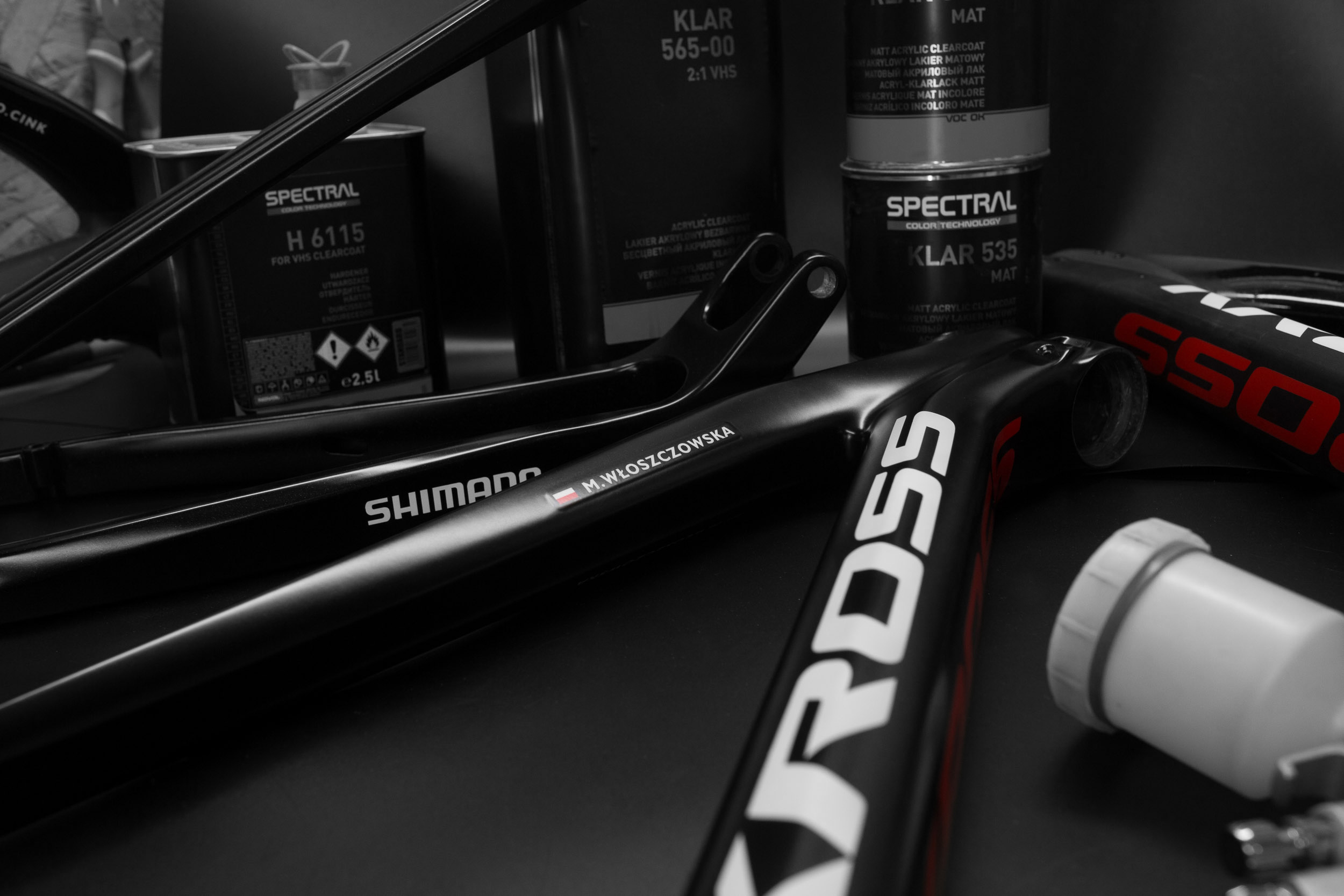 Malowanie artystyczne rower&oacute;w dla Kross Racing 